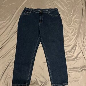 Classic Indigo Women's Wide Leg Jeans